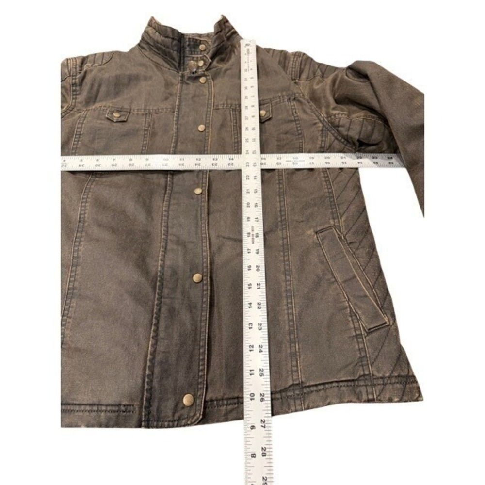 Outback Trading Womens XL Sugar Spice Jacket Brown Quilted Collar Outdoor EUC - Picture 6 of 9